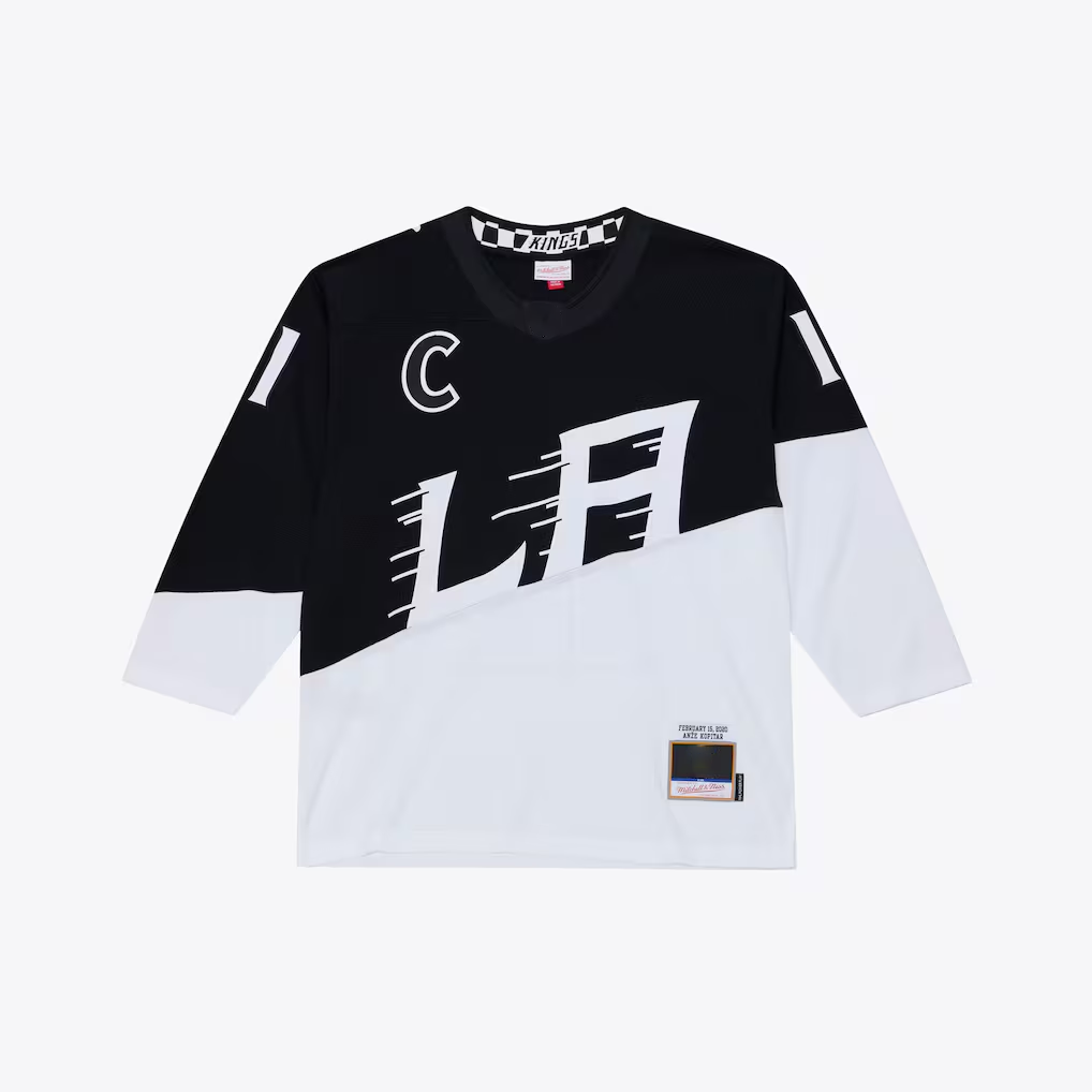 Seanshop LA.Kings Anze Kopitar Mitchell & Ness Black 2020 Power Play Jerseys