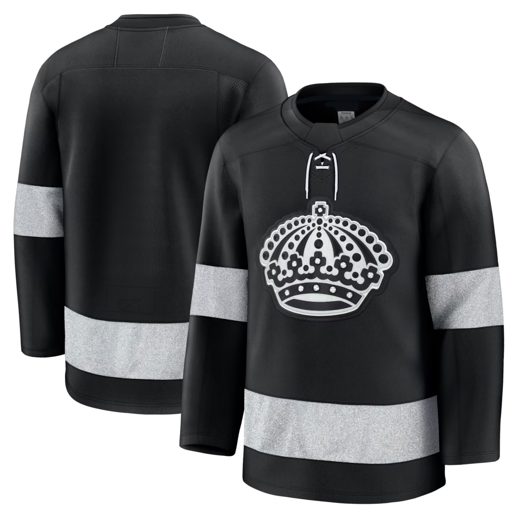 Seanshop LA.Kings Black Alternate Premium Jerseys