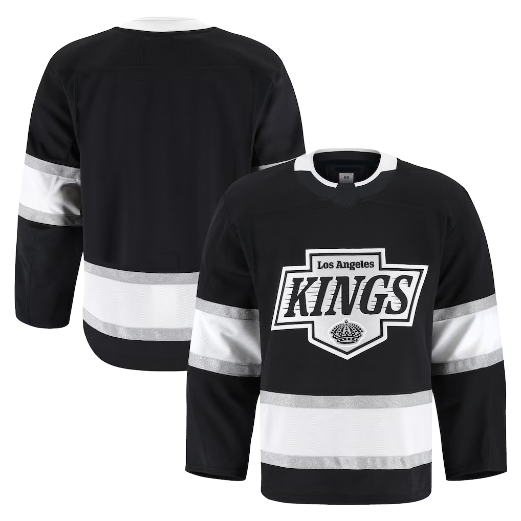 Seanshop LA.Kings Black Home Authentic Pro Jerseys