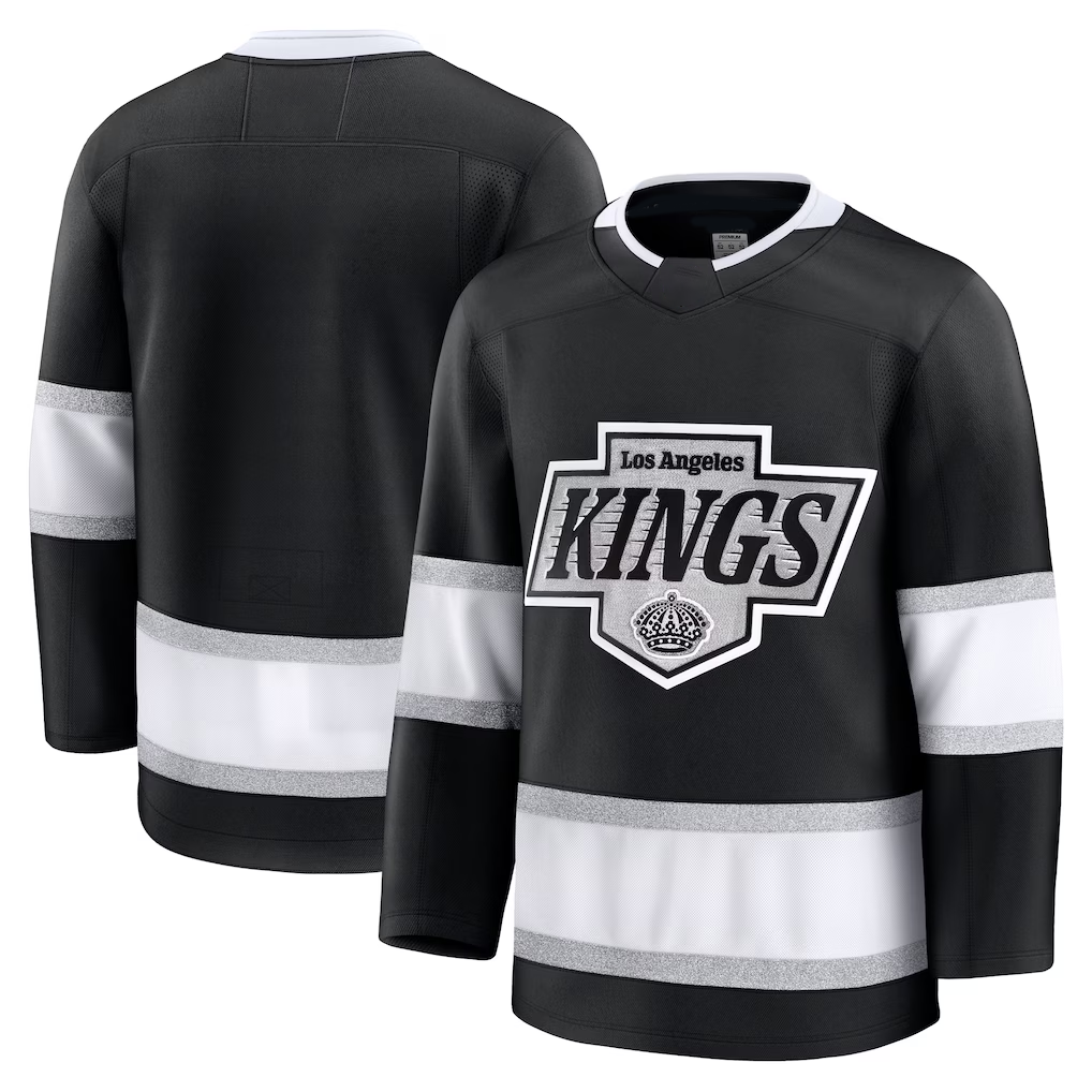 Seanshop LA.Kings Black Home Premium Jerseys