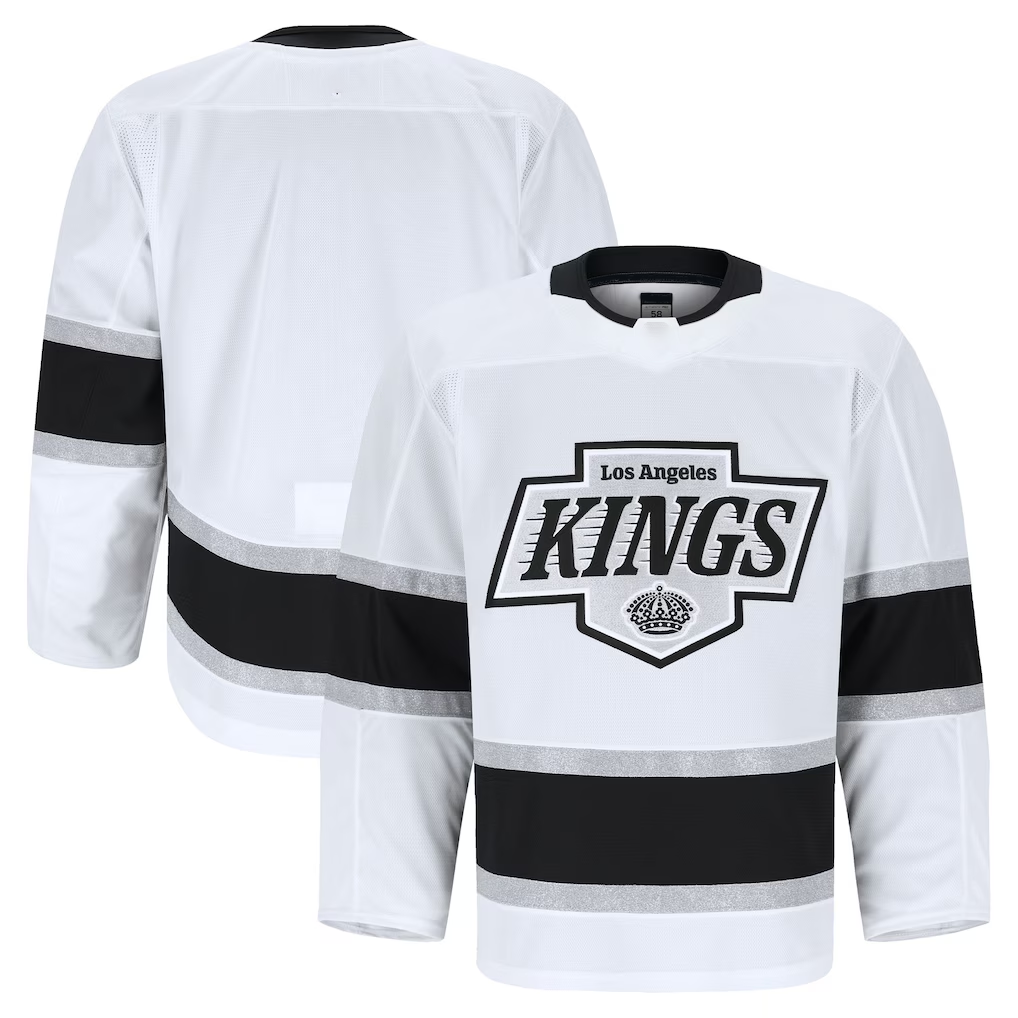 Seanshop LA.Kings White Away Authentic Pro Jerseys