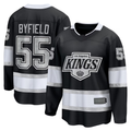 Seanshop LA.Kings #55 Quinton Byfield Black Home Breakaway Jerseys