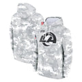 Seanshop LA.Rams Arctic Camo Salute to Service Hoodies Limited Game Blank Player Stitched Jerseys