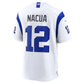 LA.Rams #12 Puka Nacua Fearsome White  Game Stitched Jerseys