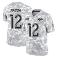 Seanshop LA.Rams #12 Puka Nacua Player Arctic Camo Salute To Service Limited Game Stitched Jerseys
