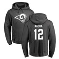 Seanshop LA.Rams #12 Puka Nacua Player Gray Pullover Hoodie Limited Game Stitched Jerseys
