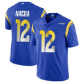 Seanshop LA.Rams #12 Puka Nacua Player Royal Limited Vapor Untouchable Home Game Stitched Jerseys