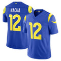 Seanshop LA.Rams #12 Puka Nacua Player Royal Vapor F.U.S.E. Limited Home Game Stitched Jerseys