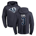 Seanshop LA.Rams #3 Kam Curl Player Navy Pullover Hoodie Limited Game Stitched Jerseys