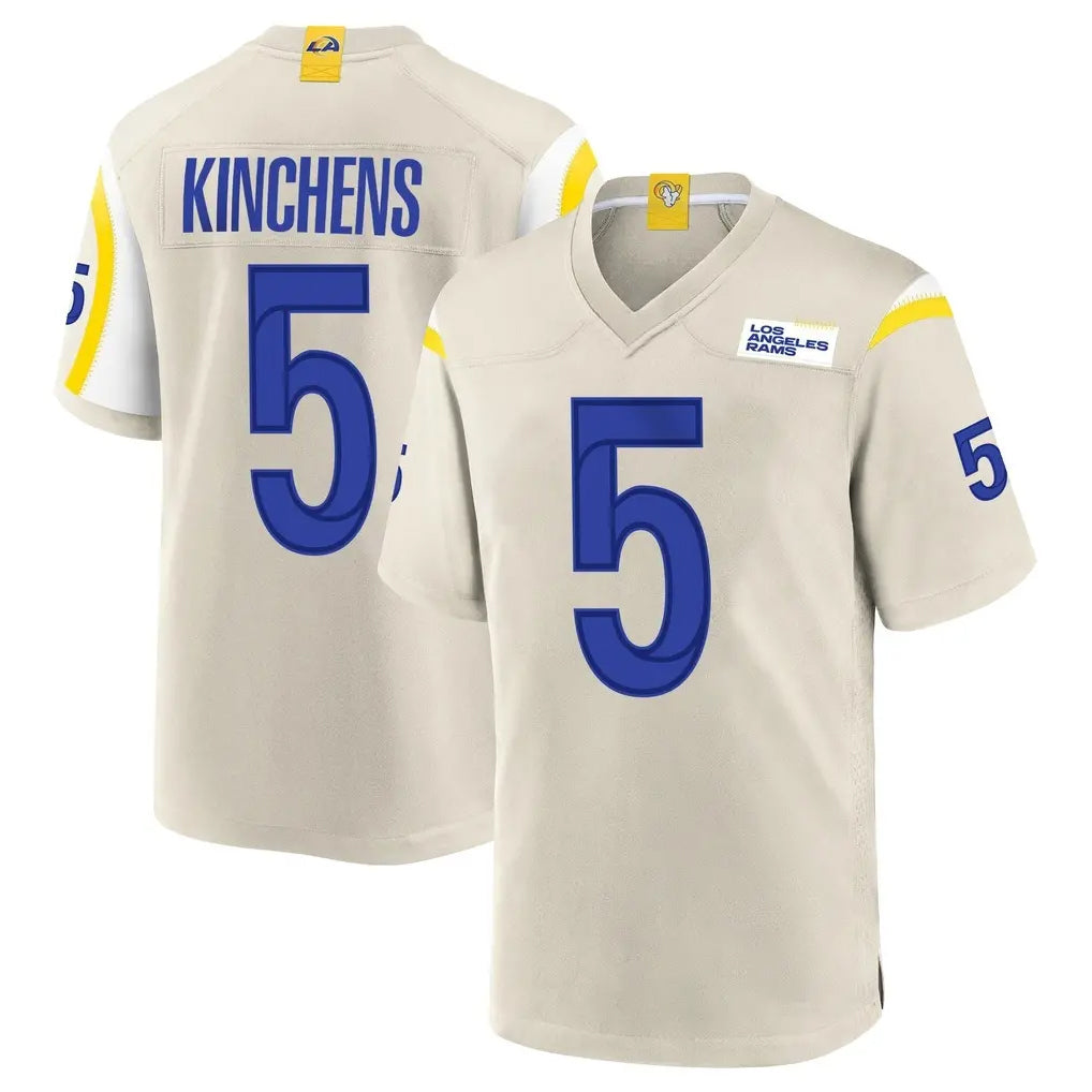 Seanshop LA.Rams #5 Kamren Kinchens Player Bone Home Game Stitched Jerseys