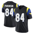 Seanshop LA.Rams #84 Colby Parkinson Player Black Midnight Rivalries Collection Limited Home Game Stitched Jerseys