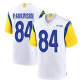 Seanshop LA.Rams #84 Colby Parkinson Player White Home Game Stitched Jerseys