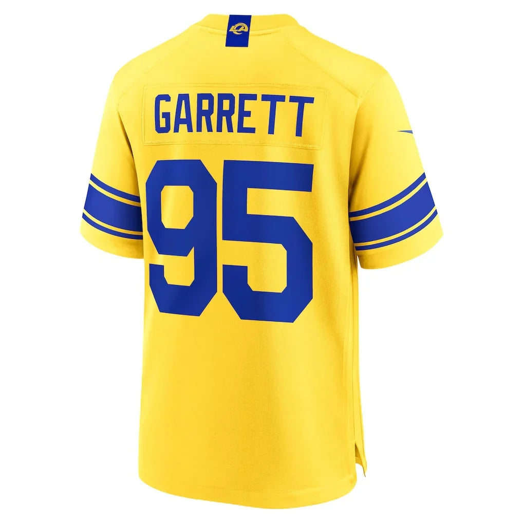 LA.Rams #95 Myles Garrett Classic Sol Seanshop Game Stitched Jerseys
