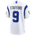 LA.Rams #9 Matthew Stafford Fearsome White  Game Stitched Jerseys