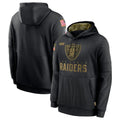 Seanshop LV.Raiders Black Salute to Service Hoodies Limited Game Blank Player Stitched Jerseys