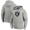 Seanshop LV.Raiders Gray LOGO Pullover Hoodies Home Game Blank Player Stitched Jerseys