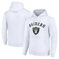 Seanshop LV.Raiders White LOGO Pullover Hoodies Home Game Blank Player Stitched Jerseys