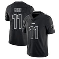 Seanshop LV.Raiders #11 Jeremy Chinn Player Black Limited Black Impact Home Game Stitched Jerseys