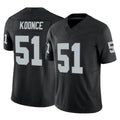 Seanshop LV.Raiders #51 Malcolm Koonce Player Black Limited Vapor F.U.S.E. Home Game Stitched Jerseys