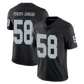 Seanshop LV.Raiders #58 Jackson Powers-Johnson Player Black Limited Vapor Untouchable Home Game Stitched Jerseys