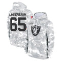 Seanshop LV.Raiders #65 Tyler Linderbaum Player Arctic Camo Salute to Service Hoodies Limited Game Stitched Jerseys