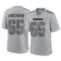 Seanshop LV.Raiders #65 Tyler Linderbaum Player Gray Atmosphere Fashion Limited Game Stitched Jerseys