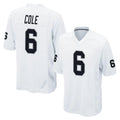 Seanshop LV.Raiders #6 A.J. Cole Player White Home Game Stitched Jerseys