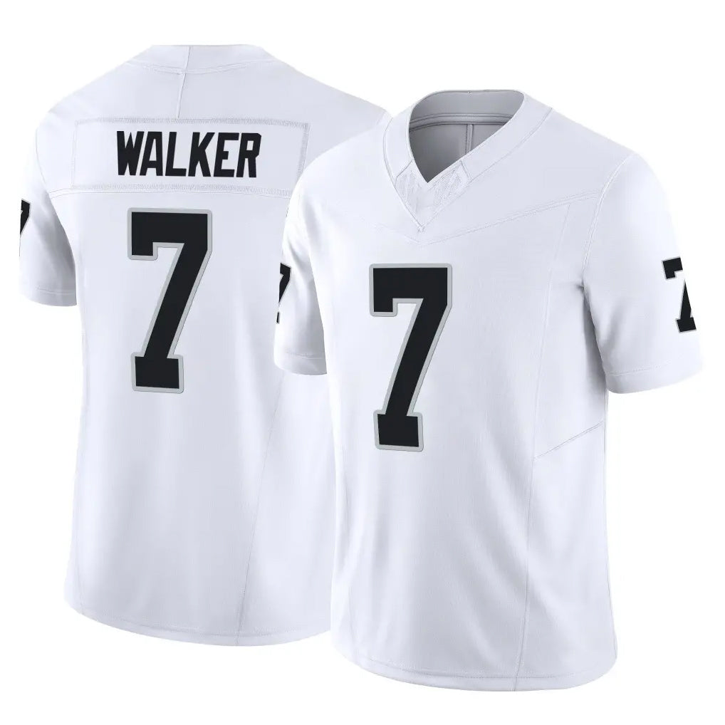 Seanshop LV.Raiders #7 Quay Walker Player White Limited Vapor F.U.S.E. Home Game Stitched Jerseys
