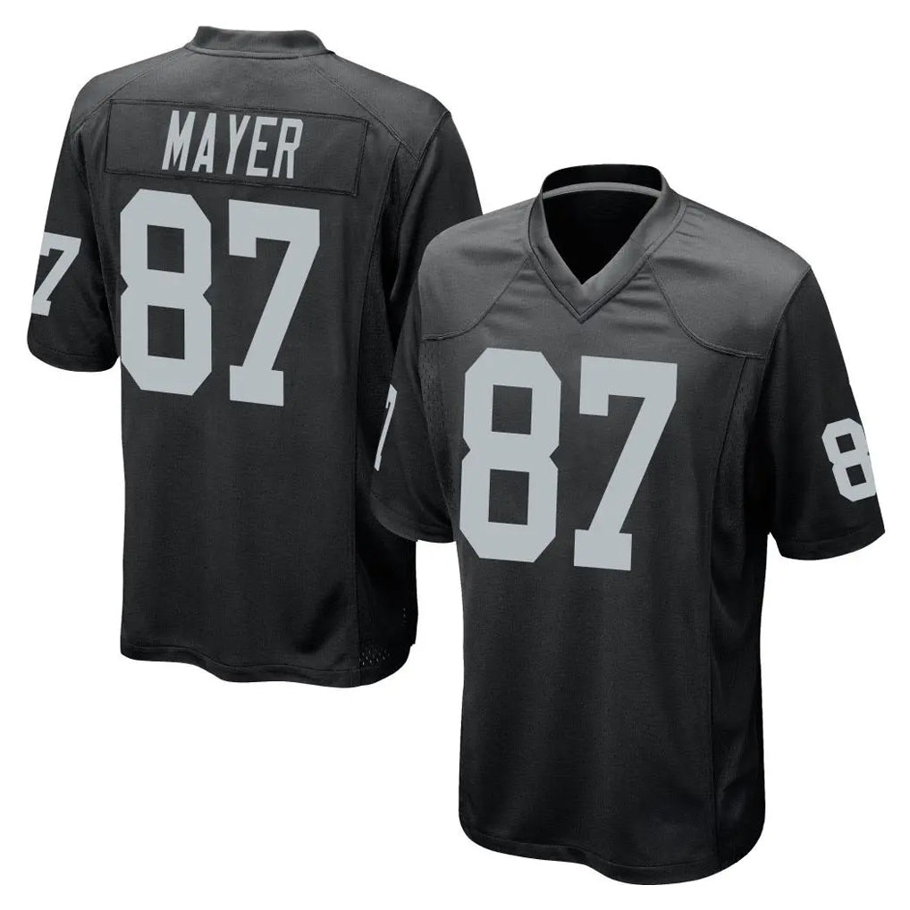 Seanshop LV.Raiders #87 Michael Mayer Player Black Home Game Stitched Jerseys