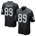 Seanshop LV.Raiders #89 Brock Bowers Player Black Home Game Stitched Jerseys