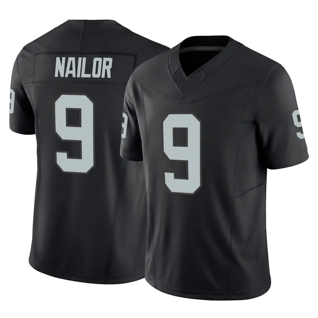 Seanshop LV.Raiders #9 Jalen Nailor Player Black Limited Vapor F.U.S.E. Home Game Stitched Jerseys