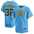 Seanshop M.Brewers #32 Jacob Misiorowski Player Light Blue City Connect Home Limited Stitched Jerseys