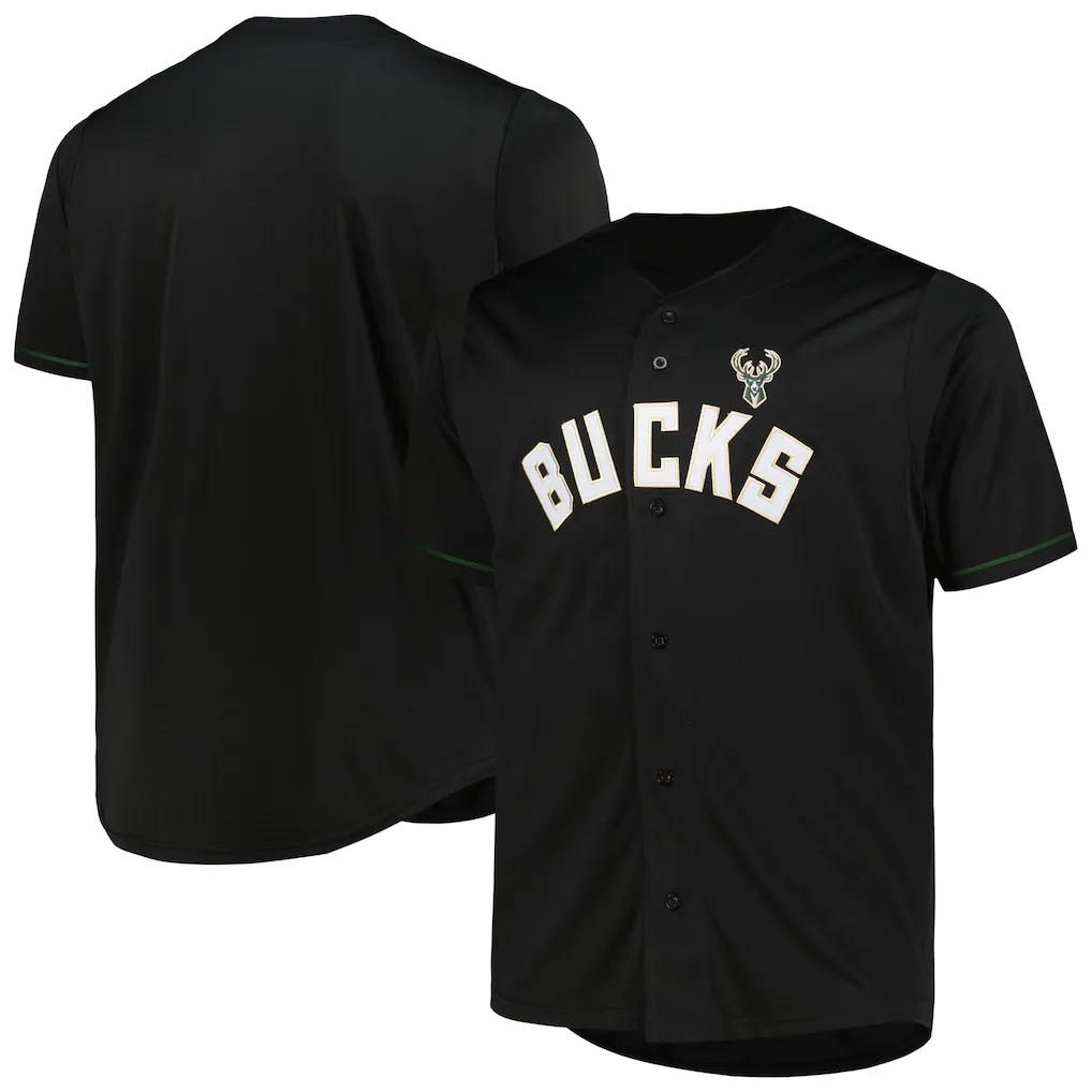Seanshop M.Bucks Profile Black Big & Tall Pop Jerseys