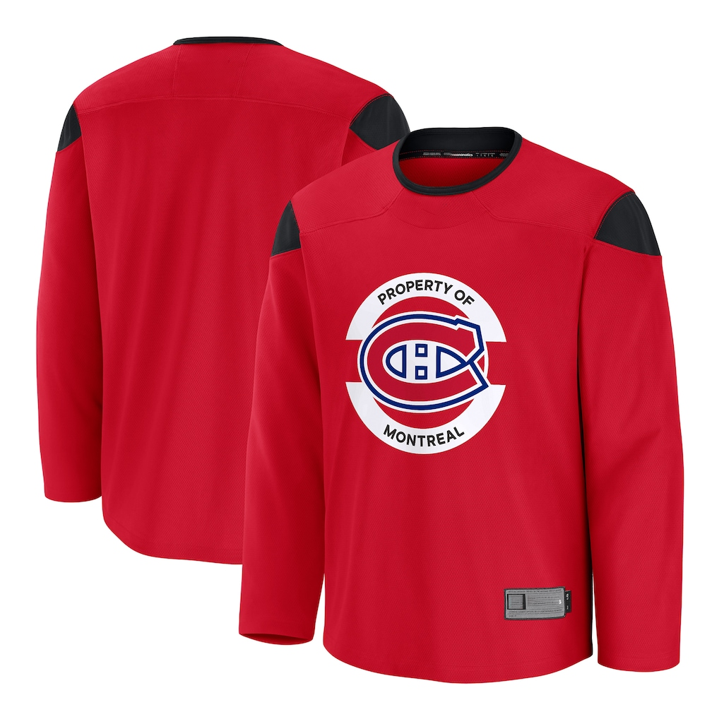 Seanshop M.Canadiens Red Practice Jerseys