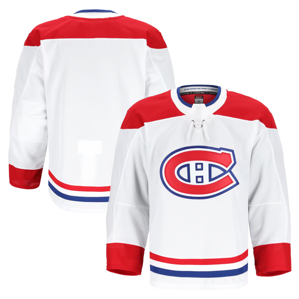 Seanshop M.Canadiens White Away Authentic Pro Jerseys