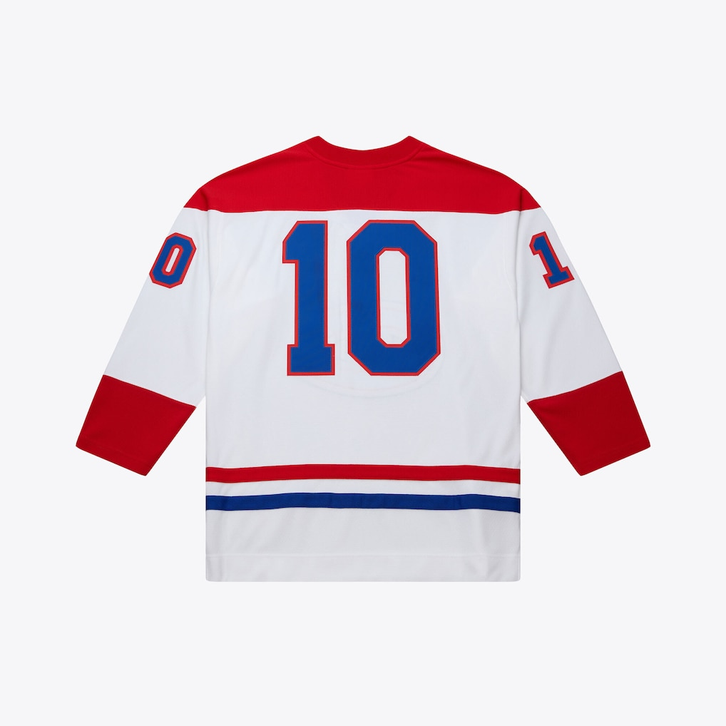 Seanshop M.Canadiens #10 Guy Lafleur Mitchell & Ness White 1971 Power Play Jerseys