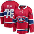 Seanshop M.Canadiens #76 Zack Bolduc Red Home Breakaway Jerseys