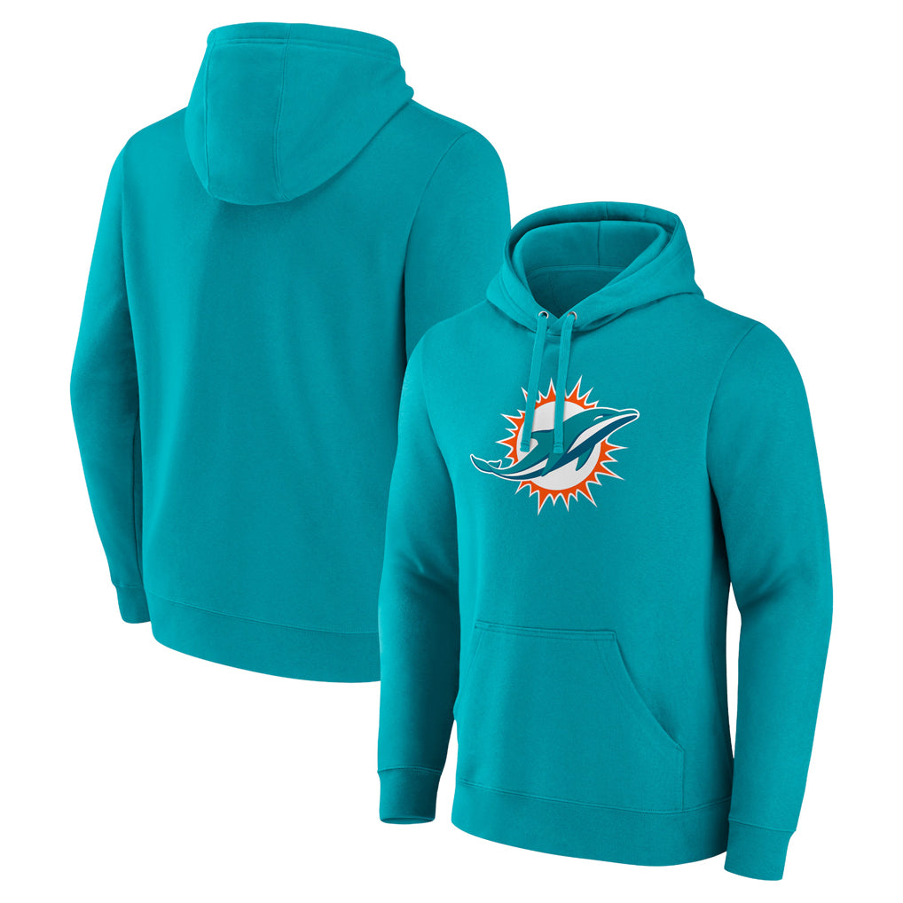 Seanshop M.Dolphins Aqua LOGO Pullover Hoodies Limited Blank Player Stitched Jerseys