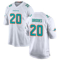 Seanshop M.Dolphins #20 Jordyn Brooks Player White Home Game Stitched Jerseys