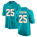 Seanshop M.Dolphins #25 Tyrel Dodson Player Aqua Home Game Stitched Jerseys