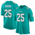 Seanshop M.Dolphins #25 Tyrel Dodson Player Aqua Team Color Home Game Stitched Jerseys
