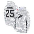 Seanshop M.Dolphins #25 Tyrel Dodson Player Arctic Camo Salute to Service Hoodies Limited Game Stitched Jerseys