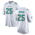 Seanshop M.Dolphins #25 Tyrel Dodson Player White Limited Home Game Stitched Jerseys