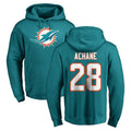 Seanshop M.Dolphins #28 De'Von Achane Player Aqua LOGO Pullover Hoodies Limited Stitched Jerseys
