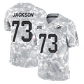 Seanshop M.Dolphins #73 Austin Jackson Player Arctic Camo Salute To Service Limited Game Stitched Jerseys