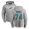 Seanshop M.Dolphins #74 Kadyn Proctor Player Gray LOGO Pullover Hoodies Limited Stitched Jerseys
