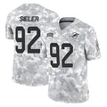 Seanshop M.Dolphins #92 Zach Sieler Player Arctic Camo Salute To Service Limited Game Stitched Jerseys