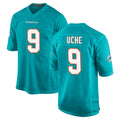 Seanshop M.Dolphins #9 Joshua Uche Player Aqua Home Game Stitched Jerseys