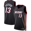 Leonaf M.Heat #13 Bam Adebayo Bam Adebayo kounmpo  Black Fast Break Jerseys - Icon Edition
