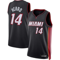 Leonaf M.Heat #14 Tyler Herro Black Swingman Jerseys - Icon Edition